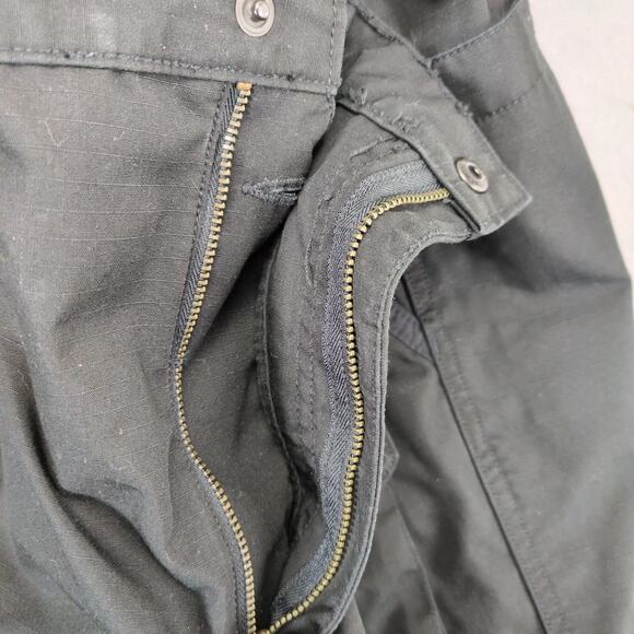 Propper Men's 38x9 Black Tactical Cargo Shorts Elastic Waist F5253 Ripstop Relax - Picture 9 of 10